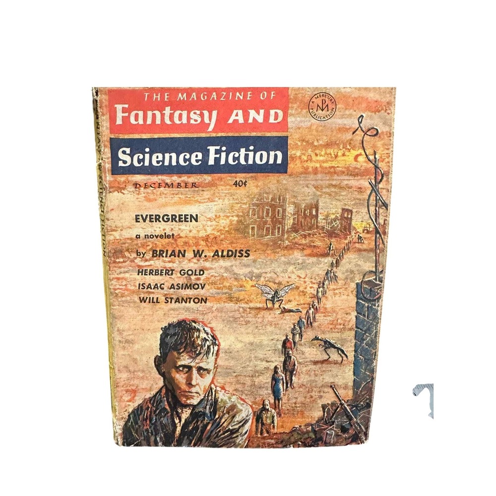 The Magazine of Fantasy and Science Fiction Dec 1962 Brian W Aldiss Isaac Asimov